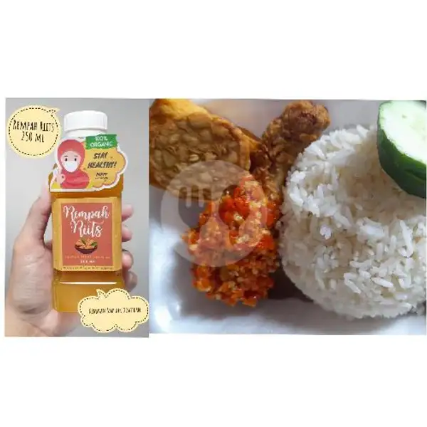 Paket REMPAH  Nasi Ayam Geprek Pedes Nampol + Minuman Rempah Rits | DAPOER NANG'YA