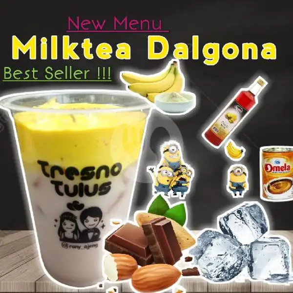Milktea Dalgona Banana | Tresno Tulus & Tulus Toast , Pasarkliwon