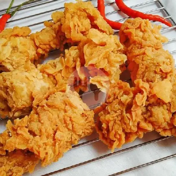Kepala Ayam Crispy 4 Potong | Ayam Geprek Mami Queensha, Patam Lestari