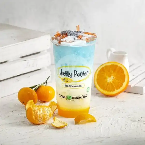 Orange Blue Ocean Mix | Jelly Potter, Neglasari