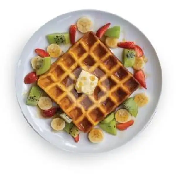 Maple Butter Waffle | Brownfox Waffle & Coffee, Denpasar
