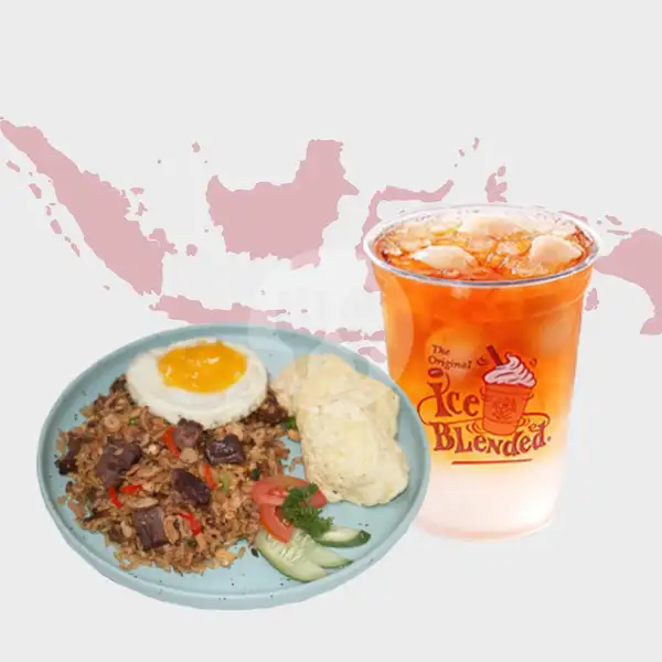 Combo Oxtail Fried Rice | Coffee Bean & Tea Leaf, Grand Indonesia
