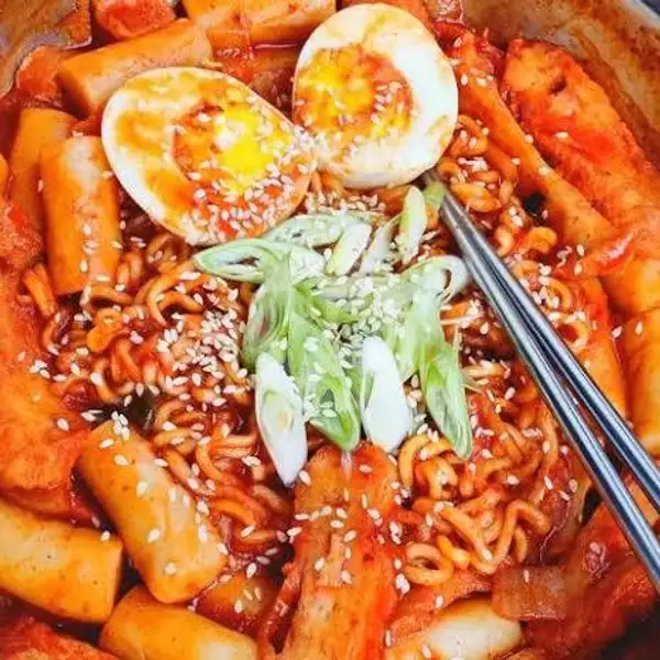 Rapokki/rabokki Korean Food | Mie Sinting 