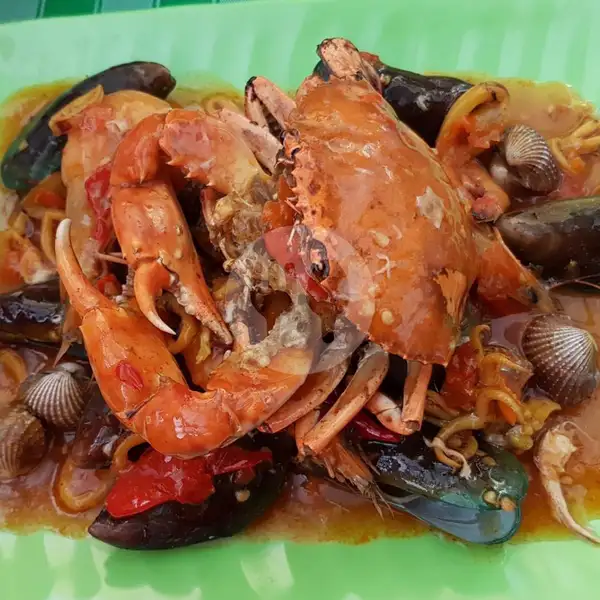 mix 1 (kepiting,cumi,udang,kerang) level 0-3 | Incess Crab Manahan, Gentan