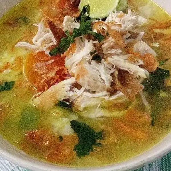 Soto Ayam Plus Nasi Putih | Lalapan Anugrah Jaya Kuliner 2, Denpasar