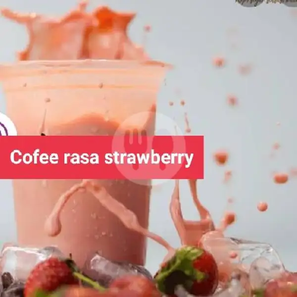Es Coffe Strawberry | A M Ngakak Batam, Sekupang