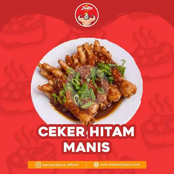 Ceker Hitam Manis | Baso Aci Juara, Coblong Bandung