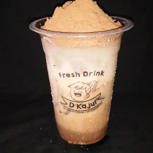 Fresh Drink Milo Dino | Jus Buah Segar Dan Salad Buah Warung D'Kajul, Cibuntu Selatan