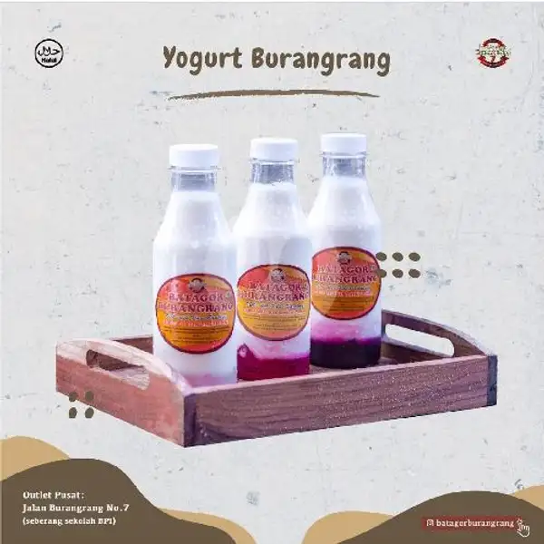 Homemade Yogurt Burangrang | Batagor Burangrang, Lengkong