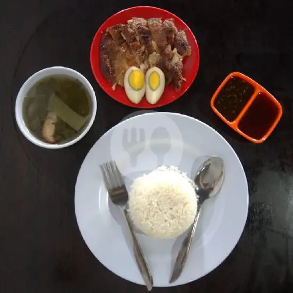 Nasi Hainam Ayam Panggang | Cha Sio Pui Ahui