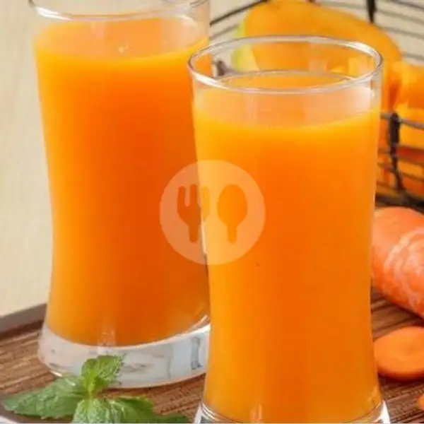 Juice Mix 2 Varian (Wortel + Mangga) | Juice Buah Ori