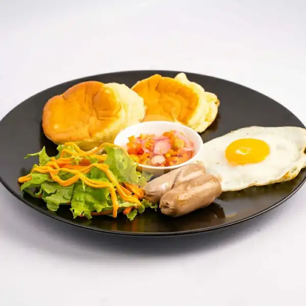 POM Breakfast Style with Sambal Dabu-dabu (must try) | Kopi Pelipur Lara Head Quarter, Teuku Umar