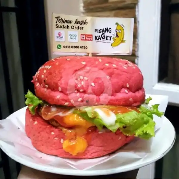Pink chicken Chesee Burger | Pisang Kaget, Bojong Gede