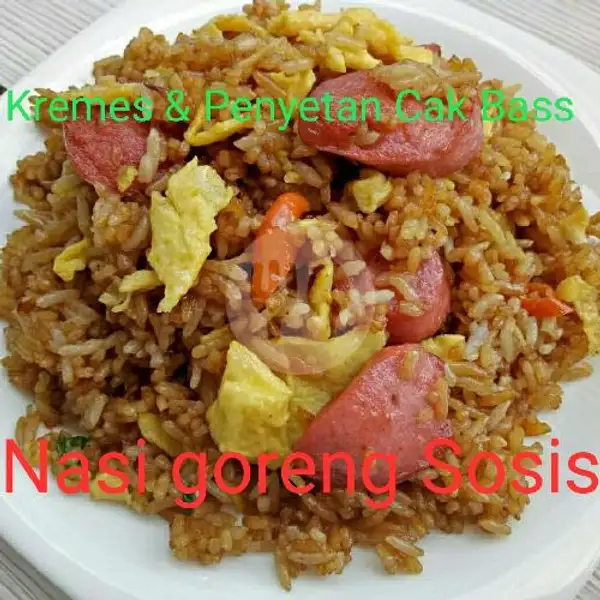 Nasi Goreng Sosis | Kremes & Penyetan Cak Bass, Gubeng