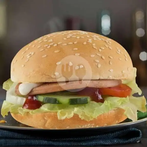 Burger Tripple Chicken + Keju | Arabian Kebab & Burger, Kisaran Barat