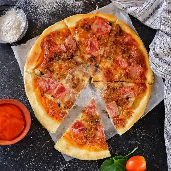 Regular Meatlover Pizza 6slices | Sego Jepang, Gubeng