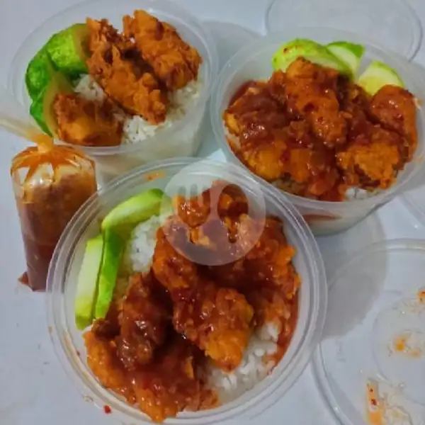 Xi-baby Rice Fire Chicken Box | Xi-baby (Boba Mantul)