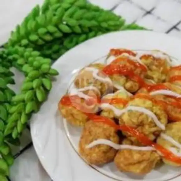 telur congkel sosis, mayones | Sup Buah, Tlogosari