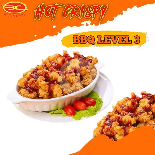 Chicken Crispy Fillet Saos BBQ Level 3 | Hot Crispy 