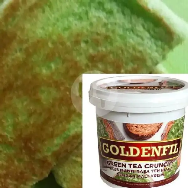 Robak Pandan Selai Green Tea GOLDENFIL | Roti Bakar,pisang Bakar,burger Dan Hotdog