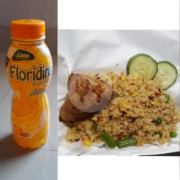 Paket SEGER Nasi Goreng Ayam Krispi + Floridina | DAPOER NANG'YA