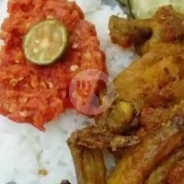 Nasi Sambel  Ikan Ayam(nasi+tahu,tempe+sambel+ayam+krupuk) | Warung 3R9, Kendangsari