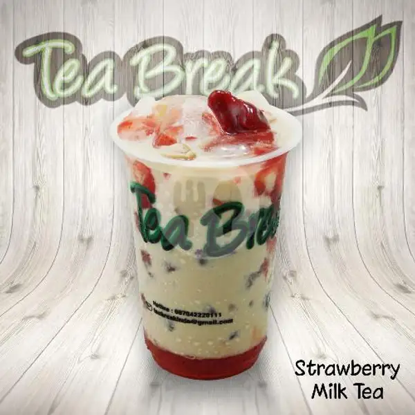Strawberry Milk Tea | Tea Break, Malang Town Square