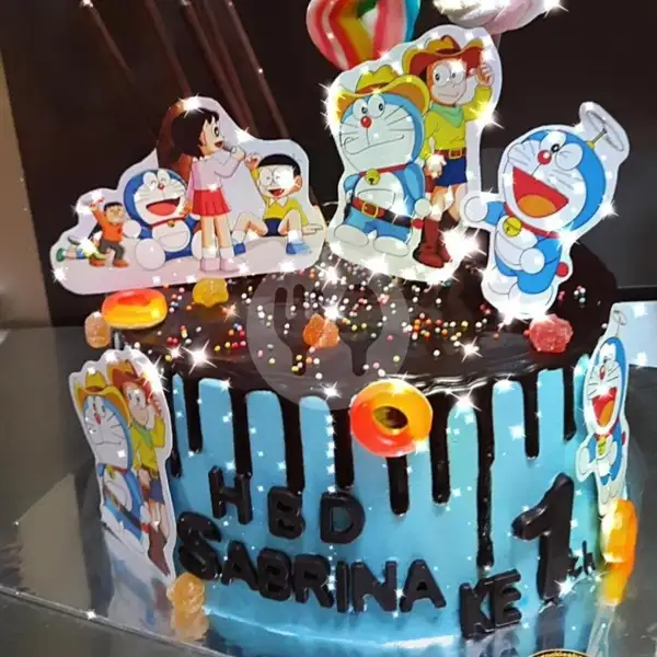 Kue Ulang Tahun Karakter Doraemon Medium | Toko Kue  Azza Cake Cookies Bandung, Dago