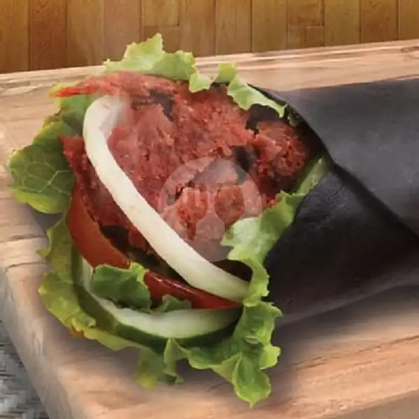Black Kebab Daging Dan Keju | Mozzarella Kebab dan Burger Natasya