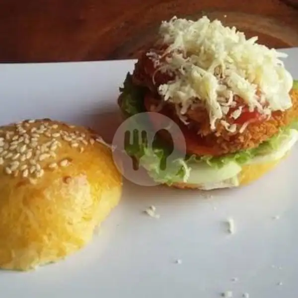 Burger Double Telur + Keju | Burger Ozhan, Bilal