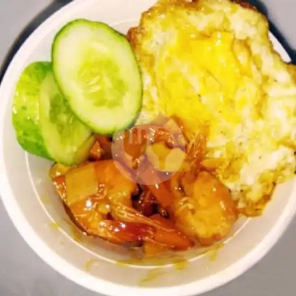 rice bowl udang asam manis | Waroeng 86 Chinese Food, Surya Sumantri