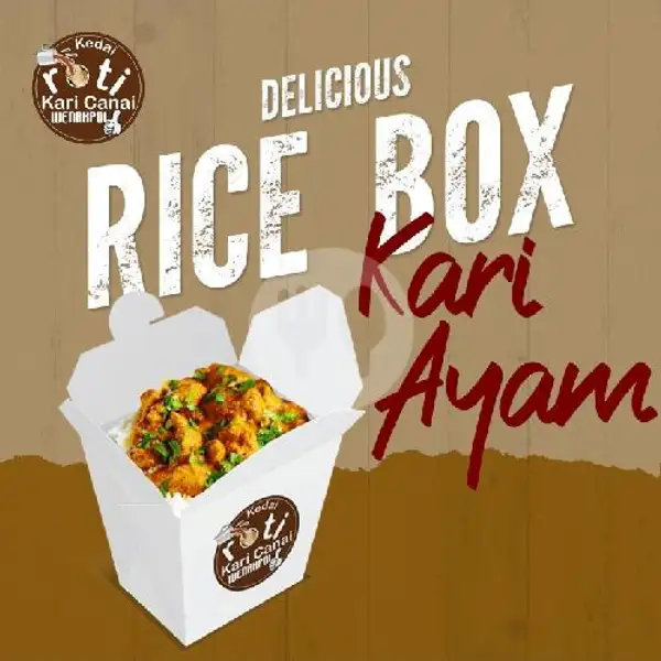 Rice Box Milenial Kari Ayam | Kedai Roti Kari Canai Wenakpol, Serpong