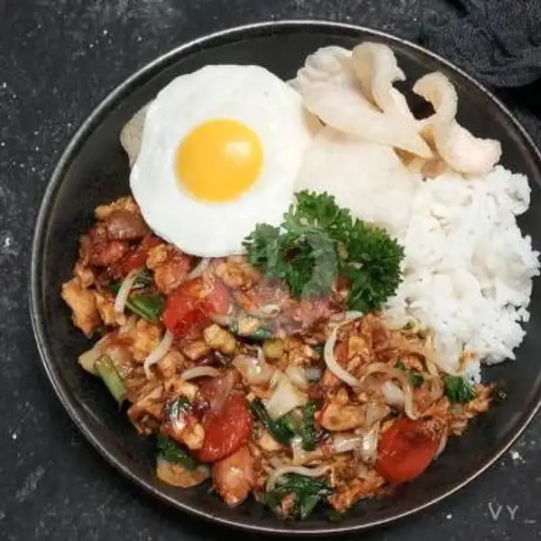 Nasi Gila Sefood+ telur dadar/ ceplok | Nasi Goreng Gila Topan, Jatimekar