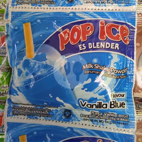 Pop Ice Rasa Vanilla Blue | Nasi Goreng Oi, Otista