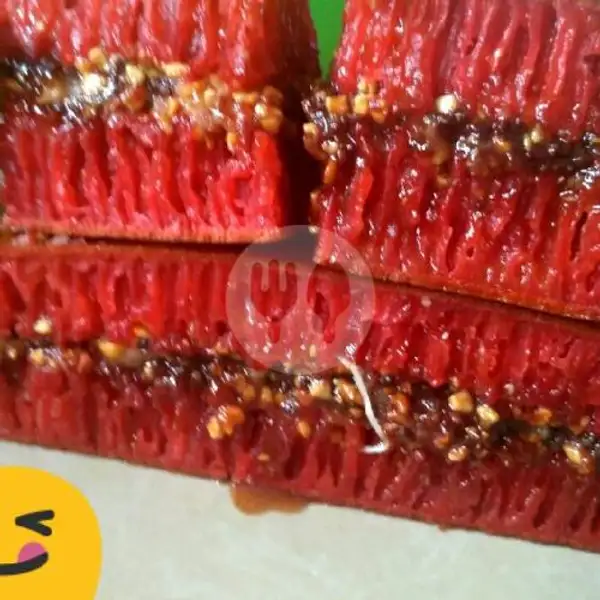 Martabak Manis Kacang Coklat Susu Red Velvet Loyang Besar | Martabak Aesar, Karawaci