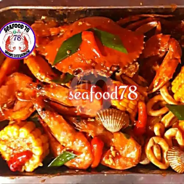 Mix(D). Kepiting Udang Cumi-cumi Jagung Caos Padang Hot | Seafood78, Abdurahman Saleh