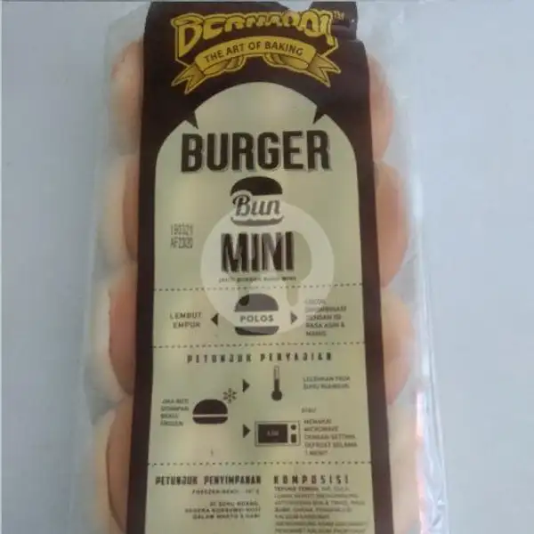 Roti Burger Mini Bernadi Isi 20pc | Frozenfoodkiano