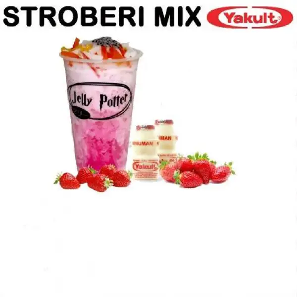Strawberry Mix Yakult | Jelly Potter Sudirman 186
