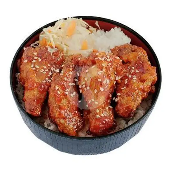 Korean Fried Chiken | Spicy Yakiniku (Rice Bowl), Teuku Umar