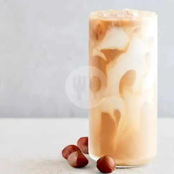 Hazelnut Coffee Drink Ice/Hot 22oz | Takoyaki Crispy Mr. Kev, Mlati