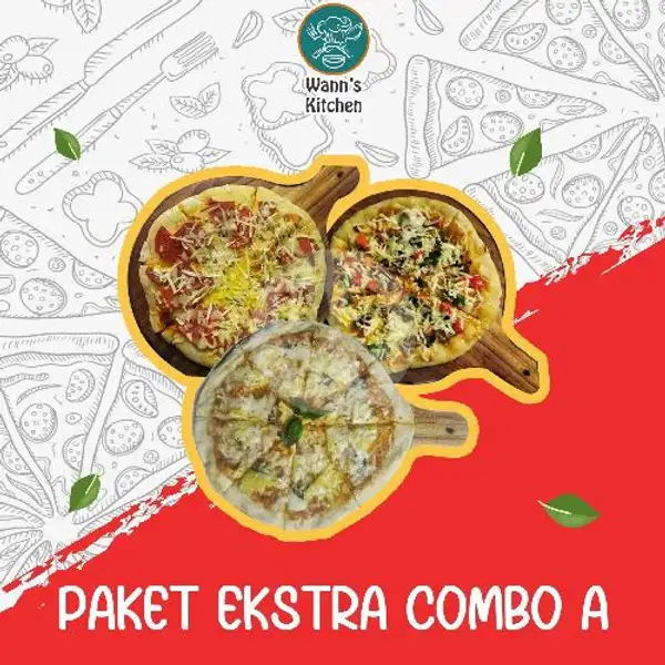 PAKET EKSTRA COMBO A (Larg Stagiana Pizza, Larg Vodcadidiapolu Pizza, Large Romana Pizza) | Wann's kitchen