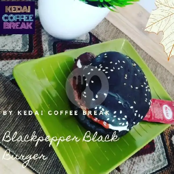 Black Pepper Black Burger | Kedai Coffee Break, Curug