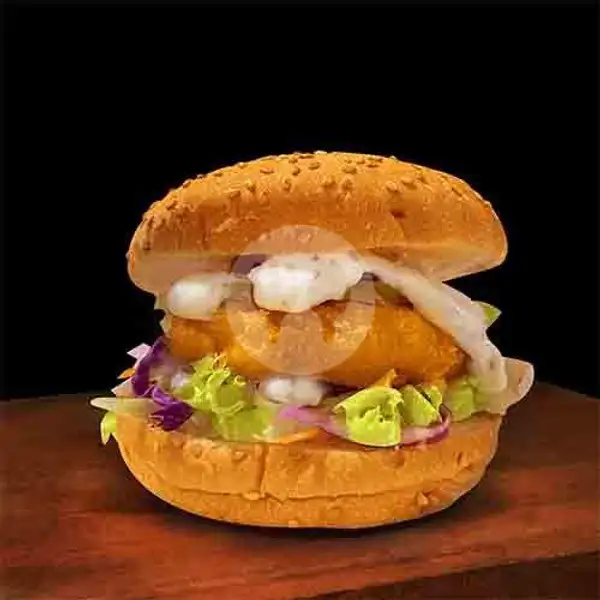 The Good Ol Fish Burger | Burger Bros, Menteng