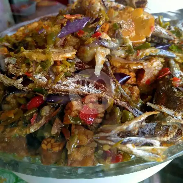 Jengkol Balado,Tahu Tempe,Terong Campur Ikan Asin | RM tanjung gadang masakan padang, Baloi Center