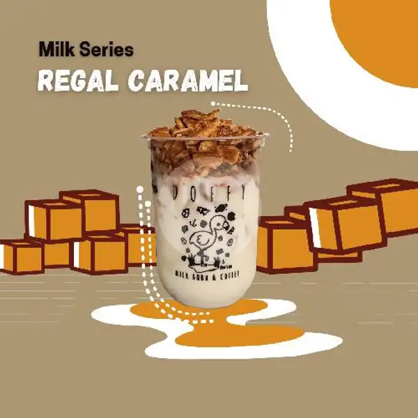 Regal Caramel (Regular) | Doffy (Milk Boba & Coffee) Di Samping Angkringan Mas Tumin M. Yamin Samarinda