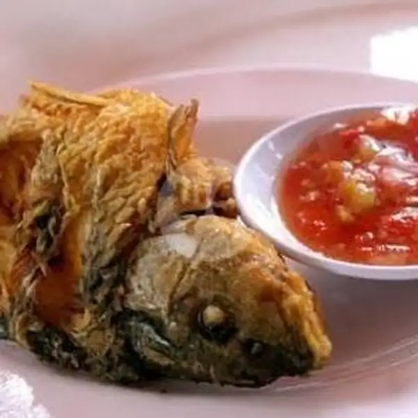 Ikan Mas Goreng Lalapan ( Tanpa Nasi ) | Naufalita Resto & Cake, Jekan Raya