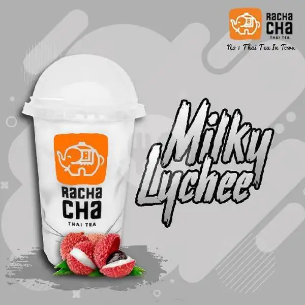 Milky Lychee L | Rachacha Thai Tea Jogja