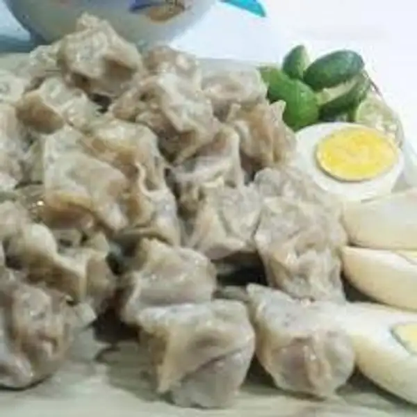 Siomay Kulit Kukus + Telur | Siomay Batagor Bandung Aa Agung, Menganti Jeruk