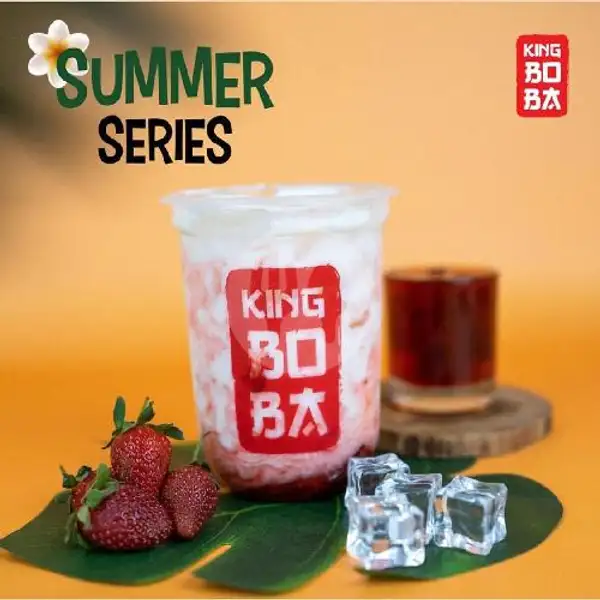 Strawberry Summer | King Boba Kuliner Vegetarian, Nagoya
