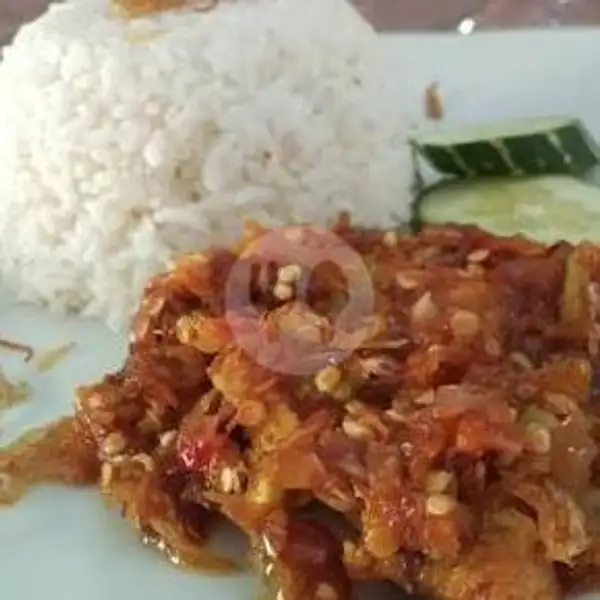 Ayam Penyet + Nasi | Ayam Bakar & Sate Enyak, Saco